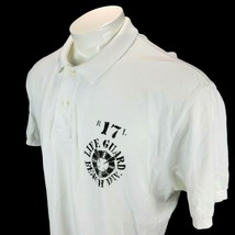 Polo Ralph Lauren Men White Polo Golf Shirt 17 Life Guard Beach Div 30 Sz XL - £60.58 GBP