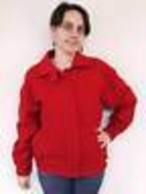 Vintage 80s WOOLRICH 100% Wool Hunting Cafe Racer Jacket S USA Red Womens - £47.78 GBP