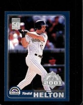 2001 Topps Opening Day #81 Todd Helton Nmmt Rockies - £2.67 GBP