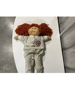 Vintage 1985 Cabbage Patch Kids Doll Red Hair Baseball PJ’s - $28.05