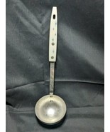 Atomic Starburst Stainless Steel Soup Ladle Vintage Pattern - $14.92