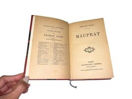 George Sand Mauprat 1927 French Edition Hardcover Calmann-Lévy Antique Book image 4