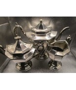 Reed &amp; Barton Sierra Silverplate, Hollowware taunton MA teapot sugar cre... - $8,467.55 MXN
