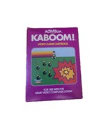 Kaboom! Activision Atari 2600 Complete In Box TESTED Authentic Vintage Game - $34.65