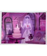 Disney SHAG Haunted Mansion Postcard Gruesome Widow 40th Anniversary - $19.79