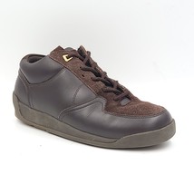 Sean John Men Mid Top Sneakers The Elite Size US 6M Brown Leather Suede - £14.66 GBP