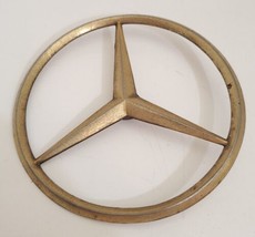 Vintage Collectible Gold Trunk Tailgate Gold MERCEDES Emblem Screwback W... - £31.27 GBP