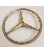 Vintage Collectible Gold Trunk Tailgate Gold MERCEDES Emblem Screwback W... - £31.21 GBP