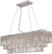 Trans Globe Lighting JK-2 Embassy 5 Light 34 Wide Crystal Linear Chandelier - $9,411.58 MXN