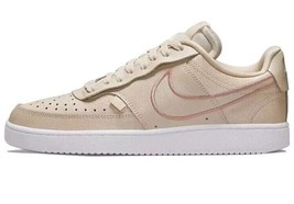 New-Nike Court Vision Low Premium Pearl White Size 8 DM0838-200 - £38.50 GBP