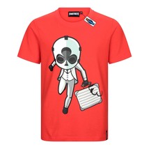 Fortnite Salvaje Tarjeta Rojo Gaming Algodón Fortnite Camiseta Tallas 10-16 Años - £17.17 GBP