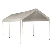 Shelterlogic 254083 10 x 20 ft. White Carport Canopy - £213.86 GBP