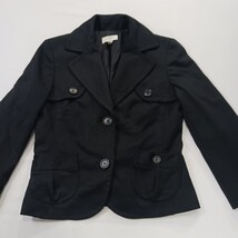Ann Taylor Loft Women’s Black Two-Button Stretch Coat Jacket Size 2 image 10