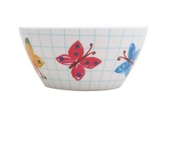 Set of Four (4) Mainstays ~ Melamine Bowls ~ Butterfly Art Design ~ 6&quot; x... - $35.00