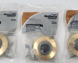 3 National Hardware 2 1/2-inch Commercial Grade Wall Door Stop Brass N23... - $10.00