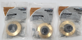 3 National Hardware 2 1/2-inch Commercial Grade Wall Door Stop Brass N236-003 - £7.83 GBP