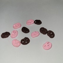 Dollhouse Strawberry And Chocolate Pretzels Snack Baked Bread Dolls Treat - £6.88 GBP