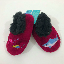 Baby Snoozies Slippers Non Skid Baby 3-6 Months Shark Fish - £10.12 GBP