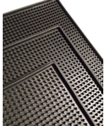 Drink Bar Cocktail Server Spill / Dry Rubber Mat Lot (Qty 3) 12&quot;l x 18&quot;w... - $24.99