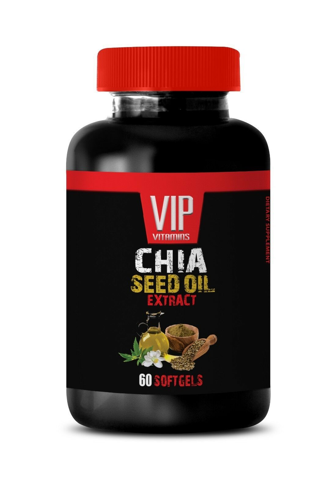 vitamin c chia seeds - CHIA SEED OIL 1000mg - burn belly fat 1 Bottle - $17.72