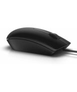 Genuine Dell wired OPTICAL MOUSE MS116 BLACK - $9.32