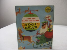 Vintage 1961 Little Golden Record Christmas Yogi Bear 78 Rpm - £15.78 GBP