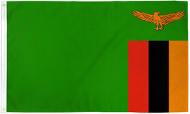Zambia 3x5ft Flag of Zambia Zambians Flag 3x5 House Flag 100D - £14.46 GBP