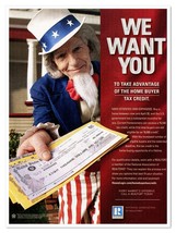 National Association of Realtors Uncle Sam Tax Credit 2010 Print Magazine Ad - £7.75 GBP