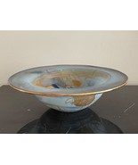 Jon Art Signed 12&quot; Wide Romanian Art Glass Bowl or Centerpiece - £115.75 GBP