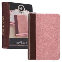 KJV Holy Bible, Mini Pocket Size, Faux Leather Red Letter Edition - Ribbon - £19.91 GBP