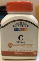 21st Century Chewable Vitamin C 500mg Gluten Yeast Sugar Free 110ct Exp 02/2023 - $15.00