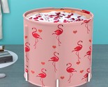 Pink Flamingo, Luckup Portable Bathtub Foldable Free Standing Soaking Ba... - £46.05 GBP