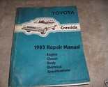 1983 Toyota Cressida Service Shop Repair Workshop Factory Manual OEM 1983  - $27.95
