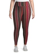 Terra &amp; Sky Women&#39;s Sueded Full Length Leggings 0X (14W)  Floral Print New - $14.50