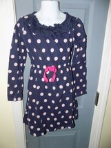 OshKosh Navy Blue Polka Dot Dress Size 6X Girl&#39;s EUC - $13.14