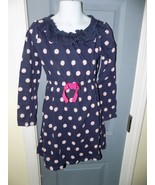 OshKosh Navy Blue Polka Dot Dress Size 6X Girl&#39;s EUC - $17.10