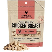 Vital Essentials Chicken Breast Freeze-Dried Raw Cat Treats - $13.98
