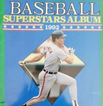 1992 Baseball Superstars Album 16 Full Page Posters Vintage MLB PB - £24.41 GBP