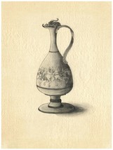 1541.Decorative Japanese Poster.Antique Vase drawing.Home room interior design - £12.98 GBP+