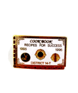 Lions Club Cookbook Recipes for Success District 14-T Pin - $6.93