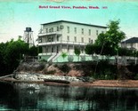 Hotel Grand Vista Poulsbo Washington Wa 1911 DB Cartolina D9 - $16.34