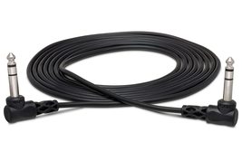 Hosa CSS-105RR Right Angled 1/4&quot; TRS Balanced Interconnect Cable, 5 feet - £10.18 GBP