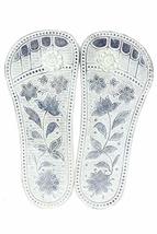 PG COUTURE Pure Silver Laxmi Charan Paduka Original Maa Lakshmi&#39;s Feet for Home  - £73.01 GBP