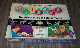 1960 EBERHARD FABER ORIGAMI Oriental Art Of Folding Paper Set Color Pencils - $64.35