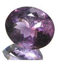 11.25Ct Natural Oval Cut Purple Amethyst Gemstone - £15.30 GBP