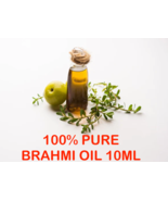 100% PURE - ORGANIC BRAHMI OIL - 10ML - INDIAN PENNYWORT - WATER HYSSOP - $15.11 CAD