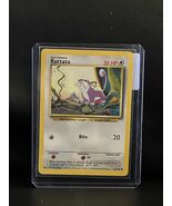 Rattata - 61/102 - Common - Unlimited Edition Base Set Pokemon Moderatel... - $0.98