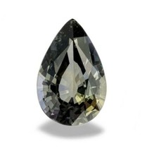 Natural No Heat Sapphire 2.65 ct Yellowish Green pear shape gemstone - £1,239.00 GBP