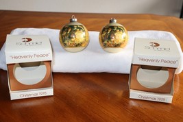 2x Schmid CHRISTMAS ORNAMENT 1978 Heavenly Peace Juan Ferrandiz 1st Edit... - $9.50