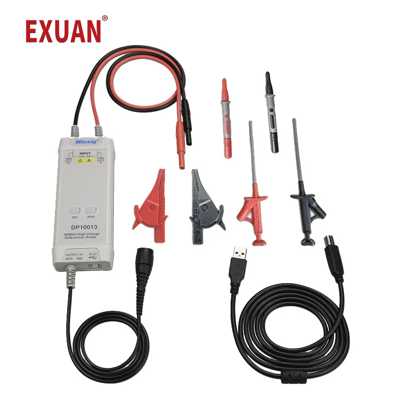Oscilloscope 1300V 100MHz High Voltage Differential Probes Kit  3.5ns Ri... - £349.98 GBP